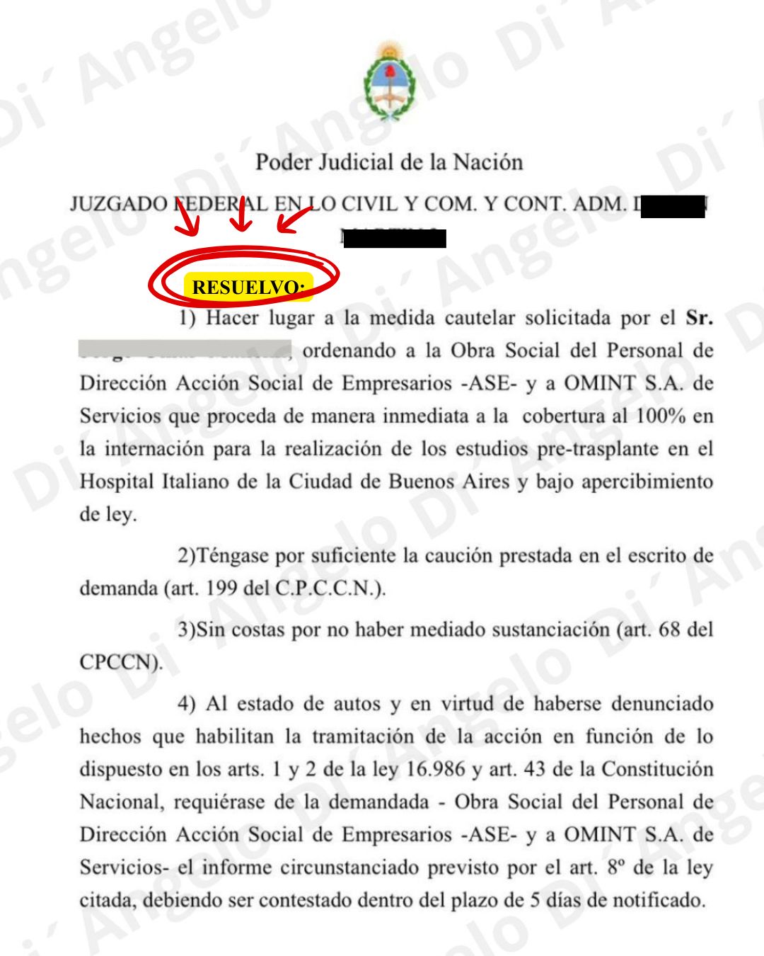 Intervención transplante 2
